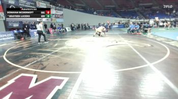 2A/1A Boys 215 Cons. Round 3 - Brayden Lucero, Gervais Boys vs Donavan McDermott, Oakland Boys