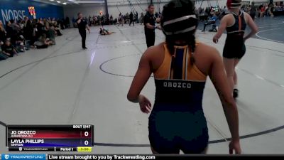 110 lbs Quarterfinal - Jo Orozco, Augustana (IL) vs Layla Phillips, Simpson