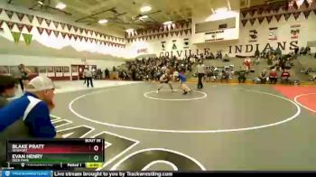 138 lbs Quarterfinal - Evan Henry, Deer Park vs Blake Pratt, Newport