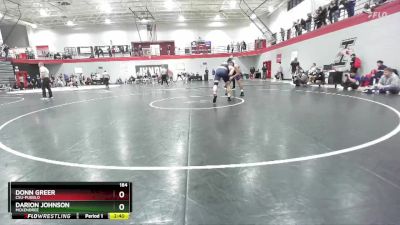 184 lbs Champ. Round 3 - Donn Greer, CSU-Pueblo vs Darion Johnson, McKendree