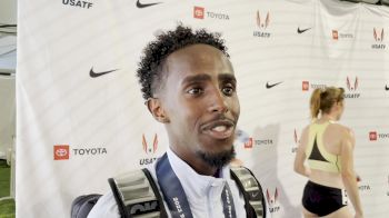 Abdihamid Nur After His INCREDIBLE Last 1200m To Win U.S. 5k Title