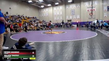 285 lbs Quarterfinal - Peters Savarino, Summit vs Roldon Timothy, Northwest