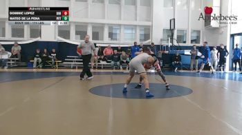 174 lbs Round Of 16 - Dominic Lopez, Southern Illinois vs Mateo De La Pena, Pittsburgh