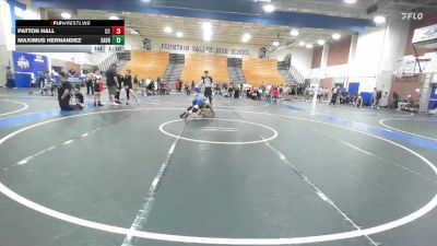 83-101 lbs Semifinal - Patton Hall, Corona 100 vs Maximus Hernandez, Threshold Wrestling Club