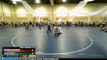 48 lbs Quarterfinal - Riggins Wilkinson, Juab Wrestling Club (JWC) vs Tilden Kelly, Wasatch Wrestling Club