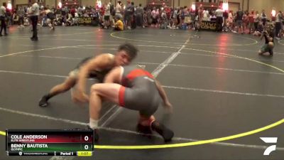 135 lbs 1st Place Match - Benny Bautista, Olympic vs Cole Anderson, Elite Wrestling