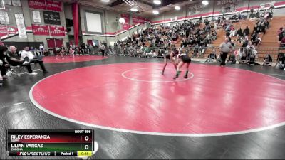 95 lbs Cons. Semi - Lilian Vargas, Corona vs Riley Esperanza, SLAM