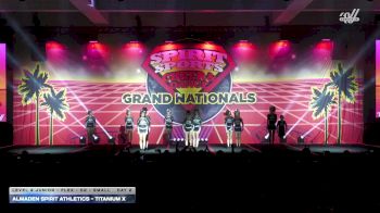Almaden Spirit Athletics - Titanium X [2026 L4 Junior - Flex - D2 - Small Day 2] 2026 Spirit Sports Grand Nationals