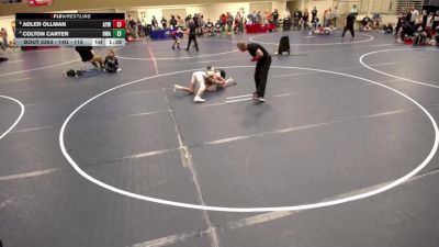 14U - 115 lbs Cons. Round 2 - Adler Ollman, Anoka Youth Wrestling vs Colton Carter, Blaine Wrestling Association