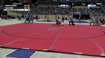 138 lbs Champ. Round 1 - Keiona Skaggs, East Carter vs Lexi Gobin, Caldwell County