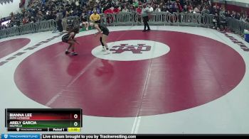 125 lbs Quarterfinal - Bianna Lee, Faith Lutheran vs Arely Garcia, Holtville