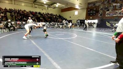 157 lbs Semifinal - Anthony Maldonado, Rim Of The World vs Jesse Jimenez, Centennial Corona