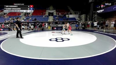 138 lbs Cons. Rd Of 16 - Zev Koransky, IL vs Sammy Spaulding, NJ
