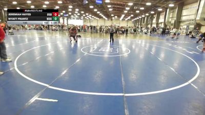 140 lbs Round 2 (10:30am Friday) - Jeremiah Hayes, Backyard Brawlers vs Wyatt Frantz, Westshore D.S.