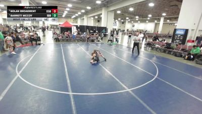 77 lbs Semis - Nolan Broadbent, Utah vs Barrett McCoy, Idaho