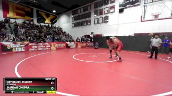 215 lbs Champ. Round 1 - Nathaniel Chavez, El Modena vs Jairdan Chopra, Valencia