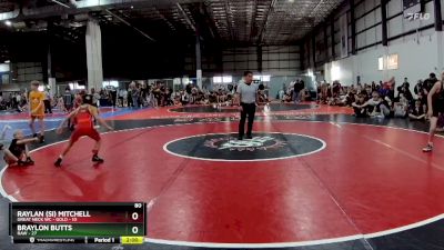 80 lbs Round 5 (6 Team) - Braylon Butts, RAW vs Raylan (Si) Mitchell, GREAT NECK WC - GOLD