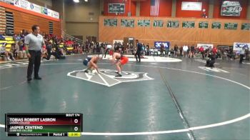 149 lbs Cons. Round 2 - Jasper Centeno, Cerritos College vs Tobias Robert Lasron, Lassen College