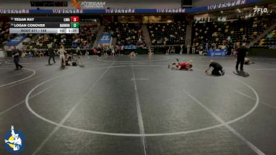 138 lbs Cons. Round 2 - Logan Conover, Aurora (Marmion Academy) vs Tegan Ray, Linn-Mar
