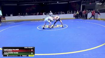 132 lbs Cons. Round 1 - Matthew Palmer, Mica Mountain vs Alejandro Duke, Marana