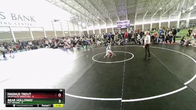 54 lbs Round 1 (4 Team) - Bear Holloway, Mat Demons vs Magnus Trout, Salem Elite Wrestling