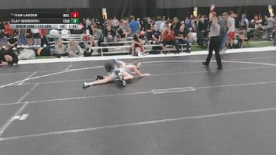 113 lbs Champ. Rd Of 64 - Clay Meredith, Victory School Of Wrestling vs Ivan Larsen, MN Elite