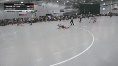 113 lbs Champ. Rd Of 64 - Lucas Haase, Moen Wrestling Academy vs Javonni Escobar, Wolf Pack Wrestling Club