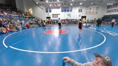 90 lbs Cons. Semi - Maddox Horner, Dean Morgan vs Bridger Warner, Douglas Middle School