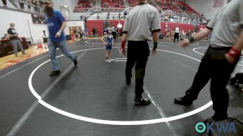 46 lbs Round Of 32 - Kannon Anderson, Comanche Takedown Club vs Barrett Jones, Bridge Creek Youth Wrestling