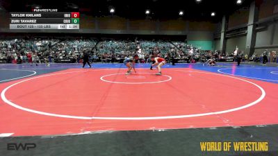 125 lbs 5th Place - Taylor Knilans, Union vs Zuri Tavarez, Cougar Club Wrestling