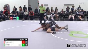 160 lbs Finals (8 Team) - Riley Johnson, Dynasty vs Ethan Birden, POWA