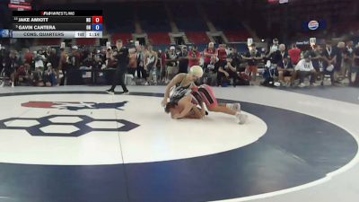 144 lbs Cons. Quarters - Jake Amiott, North Carolina vs Gavin Cantera, Ohio