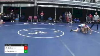 99 lbs 7th Place - Ayden Buttery, Newfane vs Joseph Tornambe, Gps/yorktown