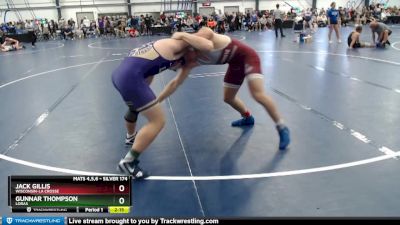 Silver 174 lbs Quarterfinal - Jack Gillis, Wisconsin-La Crosse vs Gunnar Thompson, Loras