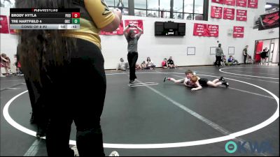 60 lbs Consi Of 8 #2 - Brody Hytla, Piedmont vs Tre Hartfield 4, OKC Saints Wrestling