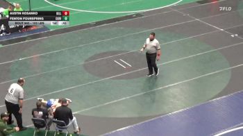 103 lbs Consi Of 16 #1 - Austin Kosanko, Belle Vernon vs Fenton Fourspring, Corry