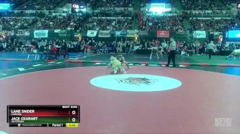 5th Place Match - Jace Oxarart, Jefferson vs Lane Snider, Chinook