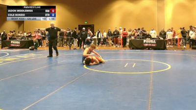 126 lbs Cons. Rd Of 32 - Jadon Middlemiss, Seagulls vs Cole Borzio, Steller Trained