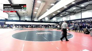 133 lbs Champ. Round 2 - Nikos Filipos, Unattached vs Noah Rosa, Wilkes