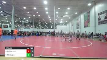 108 lbs Rr Rnd 4 - Julian LaGier, Mat Assassins Gray vs Fynn McHugh, Kraken Red