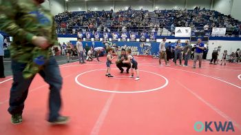 43 lbs Consi Of 16 #1 - Ryder Holloway, Woodland Wrestling Club vs Ethan Taylor, Newcastle Youth Wrestling