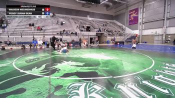 U17 Women - 46 lbs Cons. Semis - Madison Nieuwenhuis, MI vs Peggy Susan Dean, CO