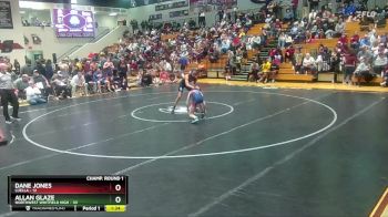 120 lbs Round 1 (16 Team) - Allan Glaze, Northwest Whitfield High vs Dane Jones, Luella