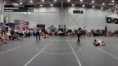 130 lbs Round 1 (6 Team) - Luke Frankovits, The Outsiders vs Aj Schulz, Upstate Uprising 2.0
