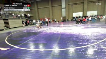 115 lbs Champ. Round 3 - Mikalea Pinley, Westmoore vs Zoe Thomas, Seckman