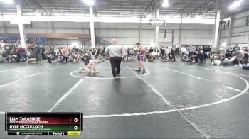 95 lbs Champ. Round 2 - Liam Takashige, New Plymouth Middle School vs Ryle McCulloch, Nampa Christian Middle School