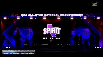 Spirit of Texas - Purple Aces [2026 L3 Junior - Medium Day 1] 2026 NCA All-Star National Championship