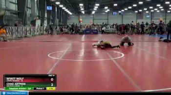 72 lbs Round 2 - Chad Artman, Nauman Green vs Wyatt Wolf, Crass Trained