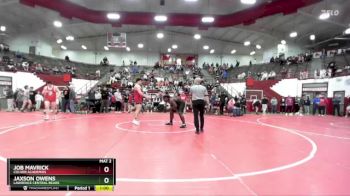 285 lbs Cons. Round 7 - Jaxson Owens, Lawrence Central Bears vs Job Mavrick, Culver Academies