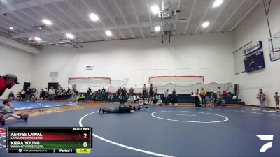 62 lbs Round 5 - Kiera Young, Windy City Wrestlers vs Aeryss Lawal, Camel Kids Wrestling